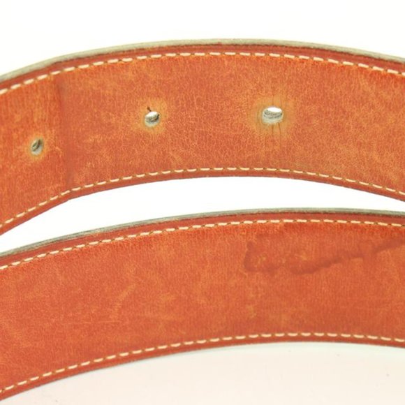 Hermès Black x Gold 32mm Reversible H Logo Belt Kit 50h421s - Picture 4 of 12